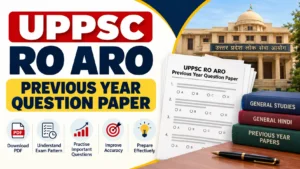 UPPSC RO ARO Previous Year Question Paper