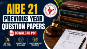 AIBE 21 Previous Year Question Papers