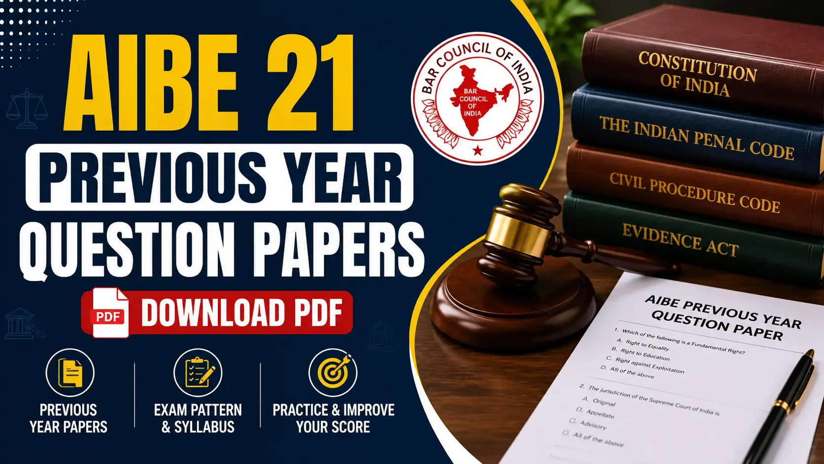 AIBE 21 Previous Year Question Papers