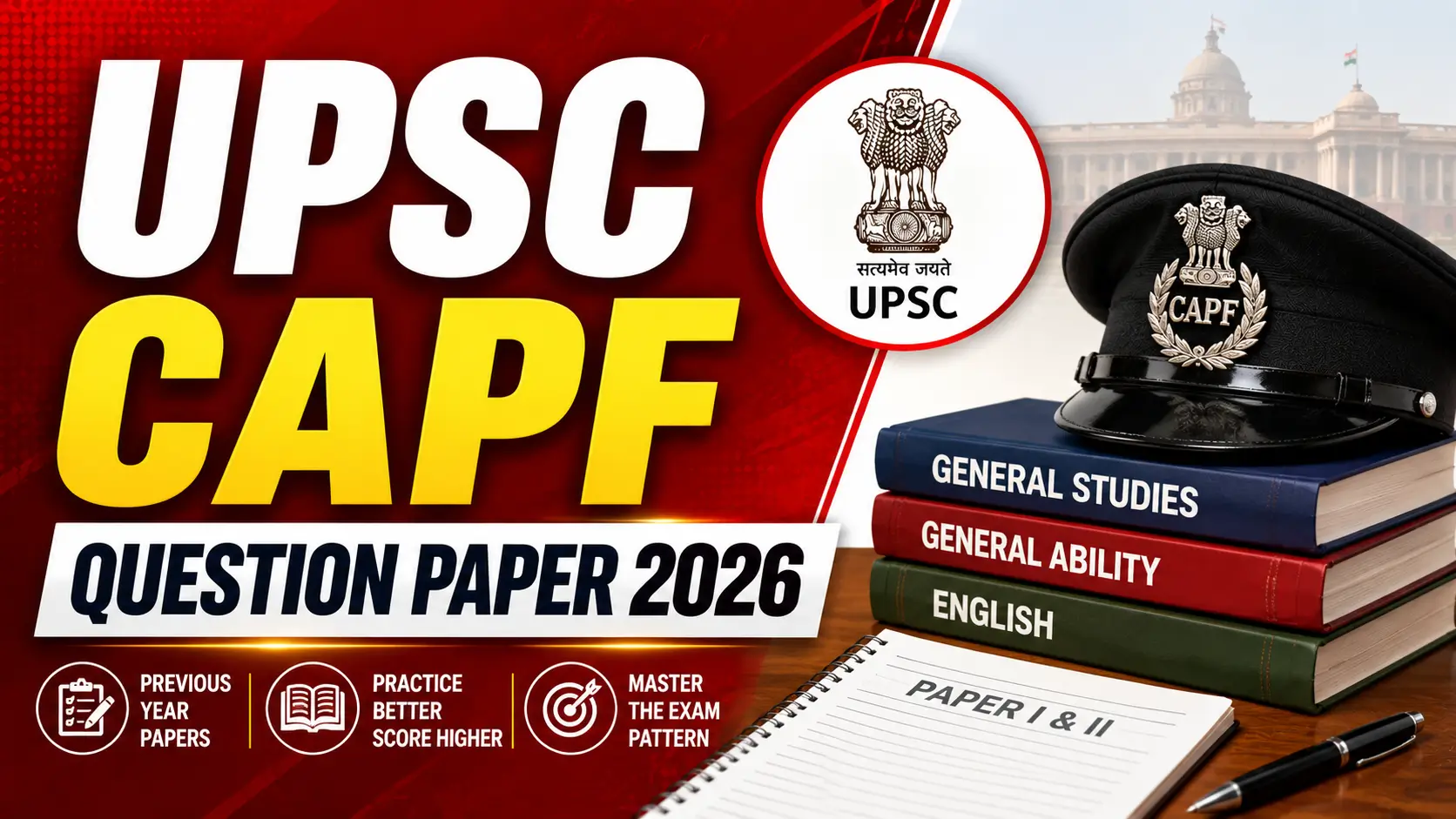 UPSC CAPF Question Paper 2026