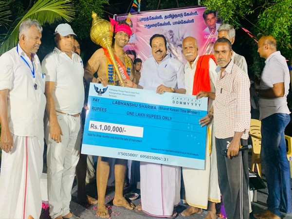 Labhanshu Sharma wins Bharat Kesari Wrestling Dangal