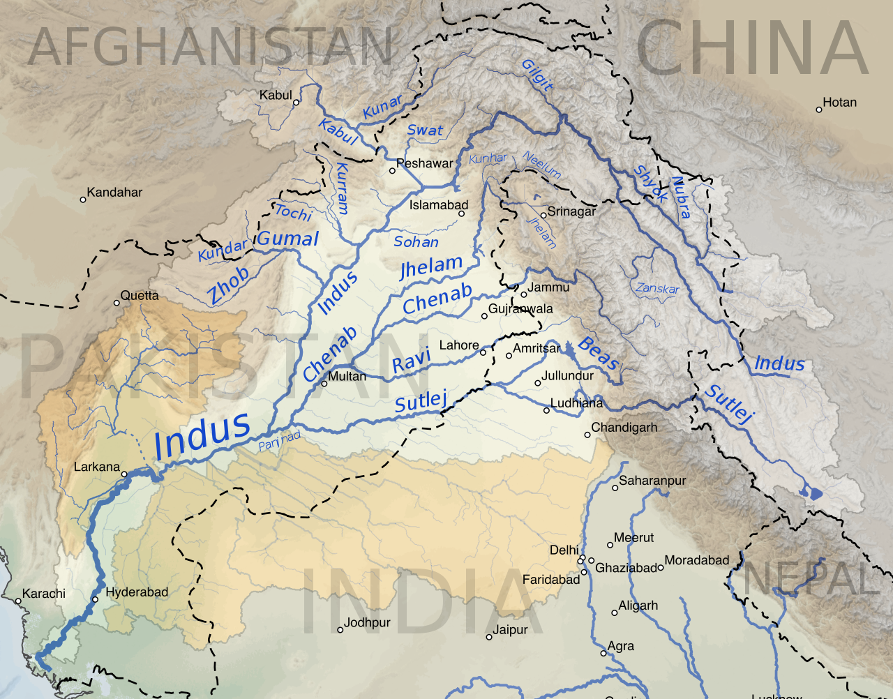 Top 10 Longest Rivers in India 2022_110.1