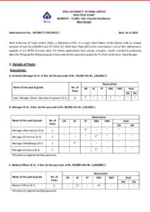 SAIL IISCO Recruitment 2023 Notification
