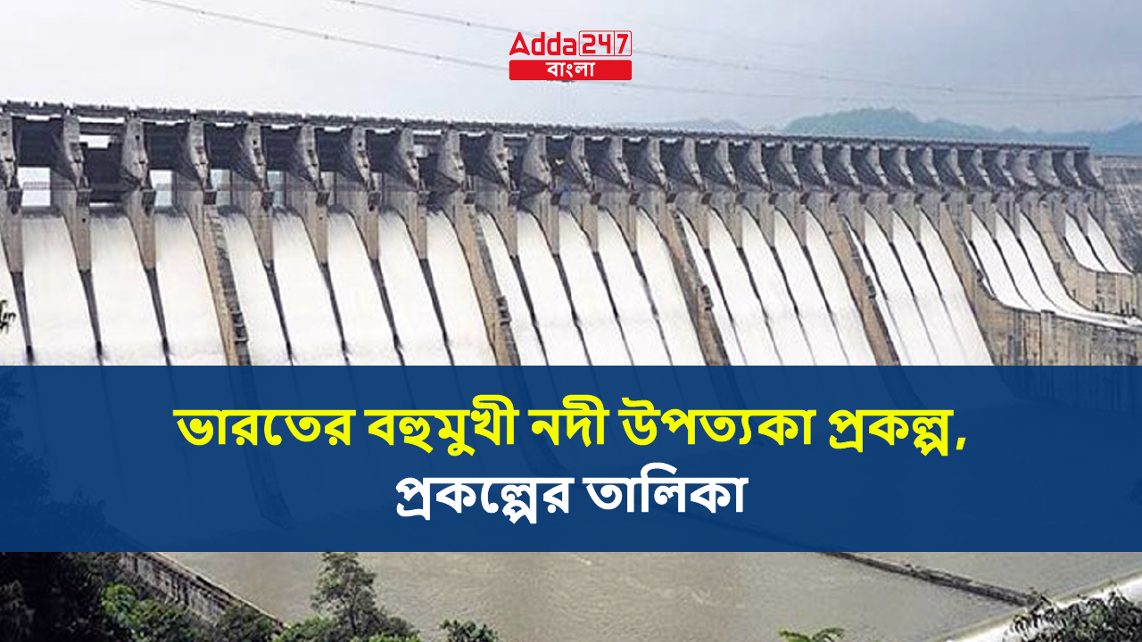 ভারতের বহুমুখী নদী উপত্যকা প্রকল্প, প্রকল্পের তালিকা