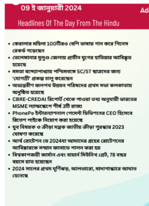 বাংলায় দৈনিক কারেন্ট অ্যাফেয়ার্স - 09 ই জানুয়ারী 2024_3.1