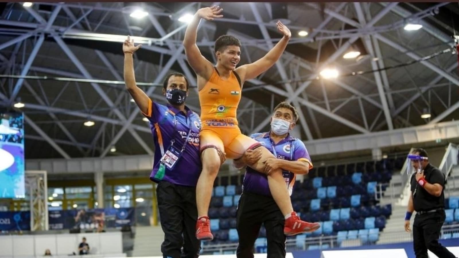 Priya Malik wins Gold at World Cadet Wrestling Championship | உலக கேடட் மல்யுத்த சாம்பியன்ஷிப்பில் பிரியா மாலிக் தங்கம் வென்றார் |_40.1