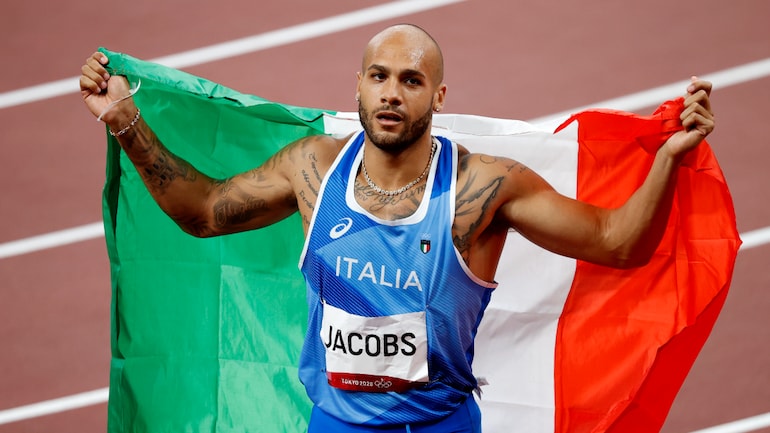 Italy's Marcell Jacobs wins men's 100m gold at Tokyo Olympics 2020 | 2020 டோக்கியோ ஒலிம்பிக்கில் ஆண்கள் 100 மீட்டர் தங்கத்தை இத்தாலியின் மார்செல் ஜேக்கப் வென்றார் |_40.1