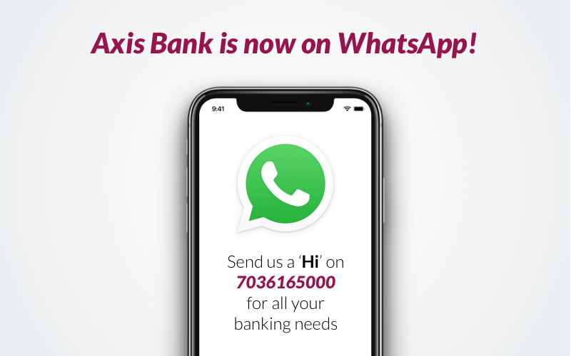 Axis Bank crosses one million customers on WhatsApp banking |_40.1