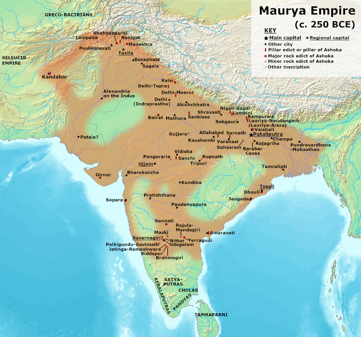 மௌரியப் பேரரசு (322-185) BCE | TNPSC குரூப்1, குரூப்2/2A_50.1