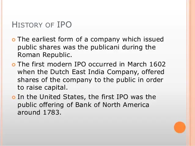 ஆரம்ப பொது விடுப்புகள் | Initial Public Offering (IPO) for TNPSC_60.1
