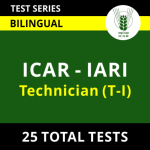 ICAR - IARI TECHNICIAN (T-I) 2021-22 Online Test Series | ICAR - IARI டெக்னிசியன் (T-I) ஆன்லைன் தேர்வுத் தொடர்_60.1