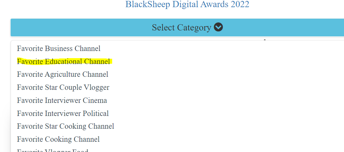 Black Sheep Digital Awards 2022 - Process to do Vote Black Sheep Digital Awards_80.1