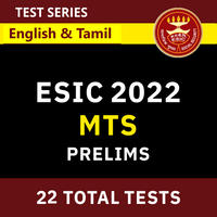 ESIC MTS Prelims 2022 Online Test Series in Tamil & English_60.1