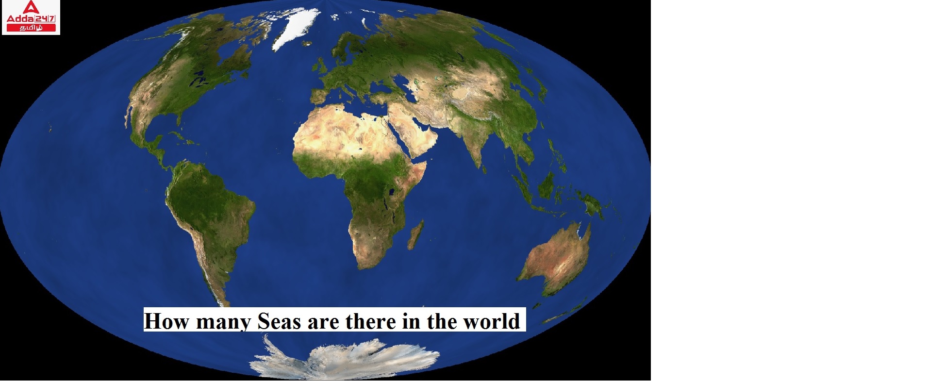 How many seas are there in the world