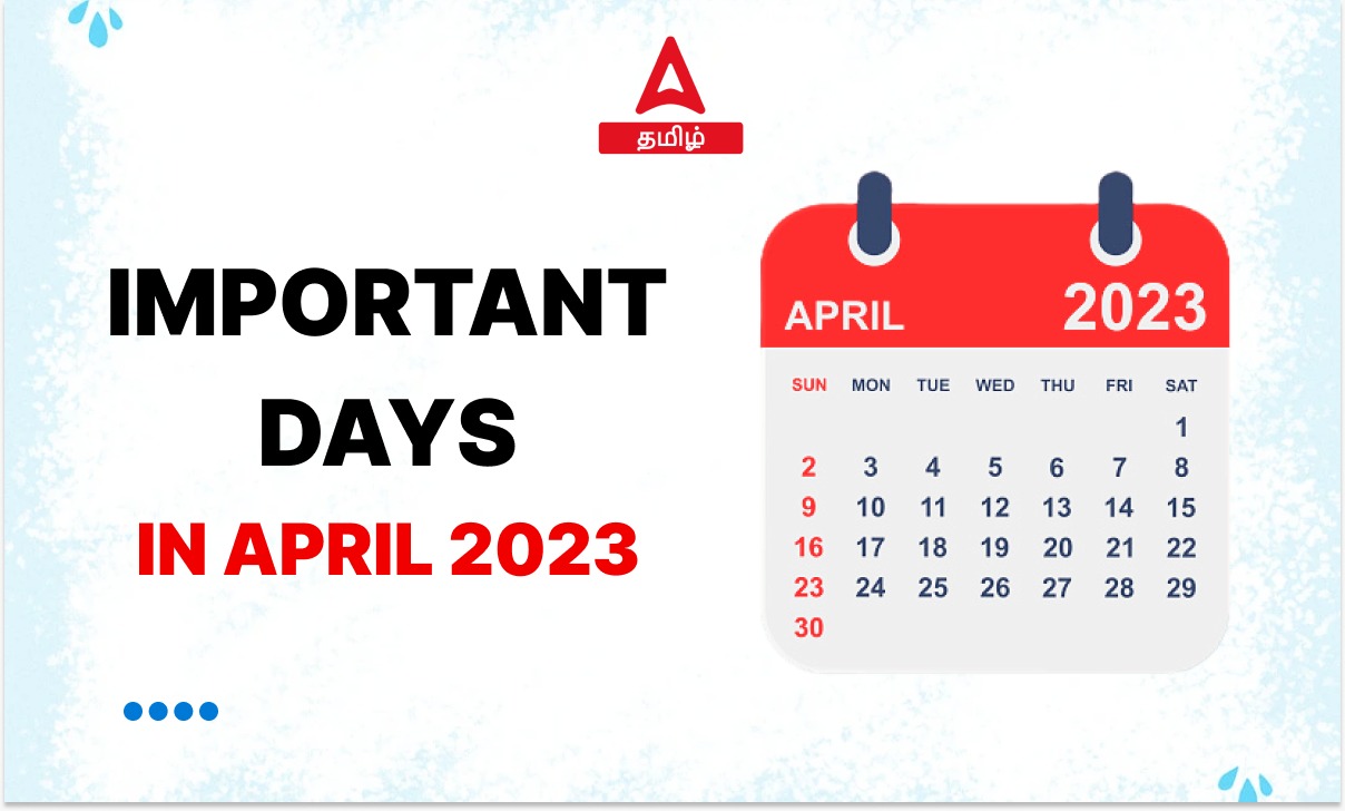 Important Days April
