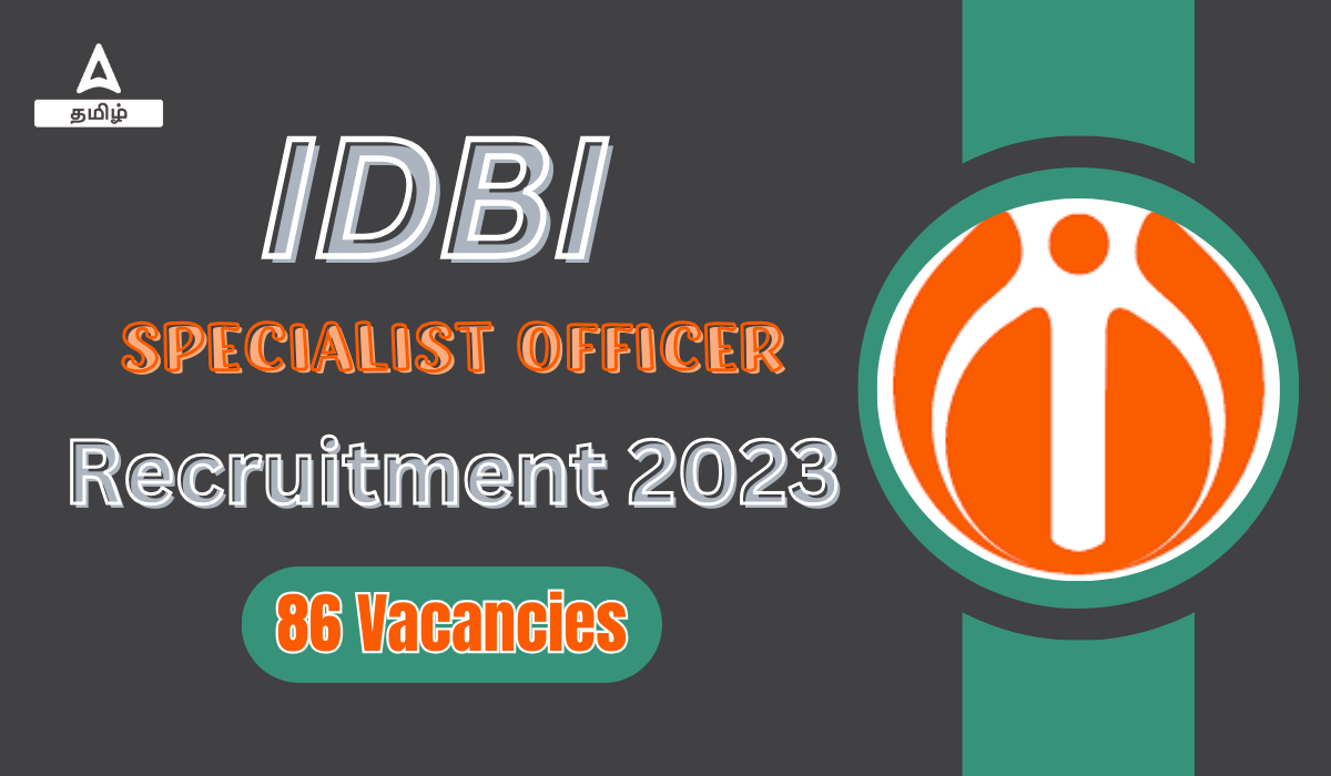 IDBI SO Recruitment 2023