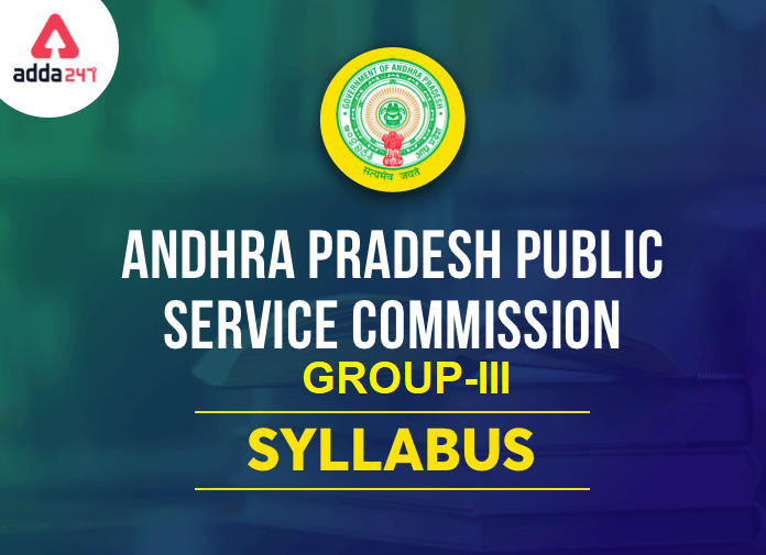 APPSC GROUP 3 syllabus