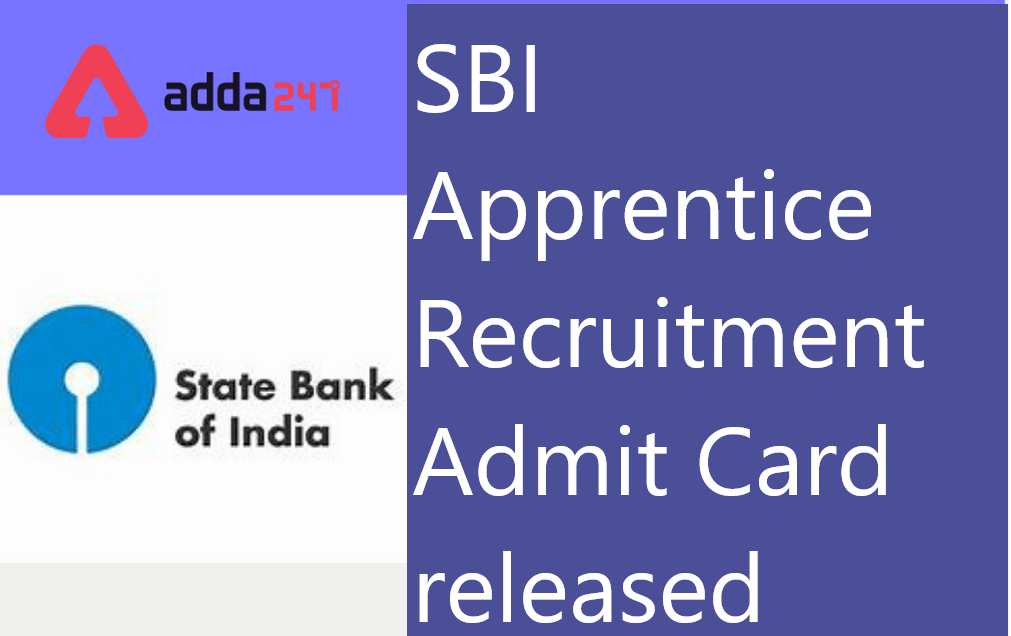 SBI Apprentice admit card