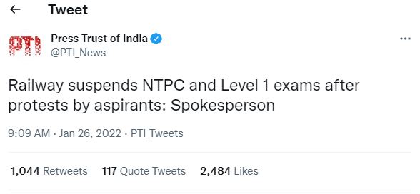RRB NTPC CBT-2 and RRB Group D Exams Postponed |_50.1