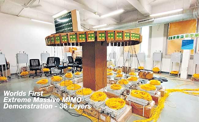 Development of 5G data call for the first time in the country