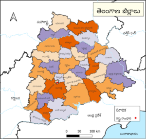 Telangana-districts