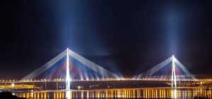 bridge across Krishna river