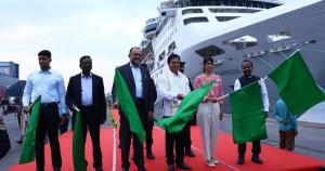 India’s 1st International Cruise Vessel MV Empress Flagged Off