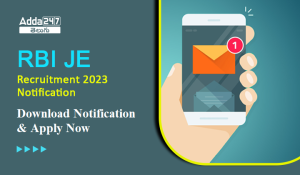 rbi je recruitment notification