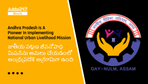 జాతీయ పట్టణ జీవనోపాధి మిషన్_ను అమలు చేయడంలో ఆంధ్రప్రదేశ్_ అగ్రగామిగా ఉంది