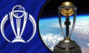 ICC Men’s Cricket World Cup Trophy Tour 2023 launches into space