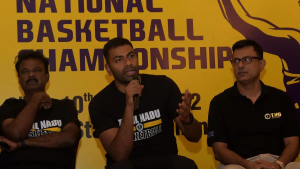 Aadhav Arjuna was elected as president of the Basketball Federation of India (BFI) 