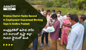 ఆంధ్రప్రదేశ్_లో ఉపాధి హామీ పని దినాలలో కృష్ణా జిల్లా రెండవ స్థానంలో ఉంది