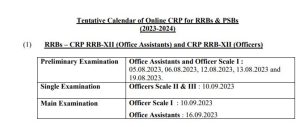 IBPS RRB PO మరియు క్లర్క్ పరీక్షా తేదీలు
