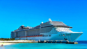 Sarbananda Sonowal flags off domestic sailing of the first International Cruise Liner in India 