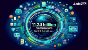 UPI recorded 11.24 billion transactions worth Rs 17.40 lakh crore 