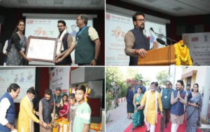 Anurag Thakur attends youth dialogue program on theme ‘My Bharat Mera Yuva Bharat’ 
