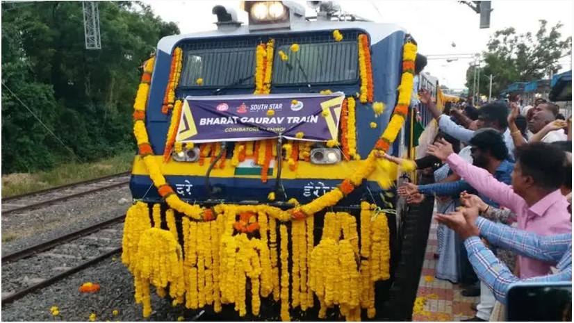 India’s 1st private train service flagged off under ‘Bharat Gaurav Scheme’