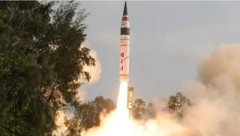 India successfully tested nuclear- capable Agni-4 ballistic missile in Odisha