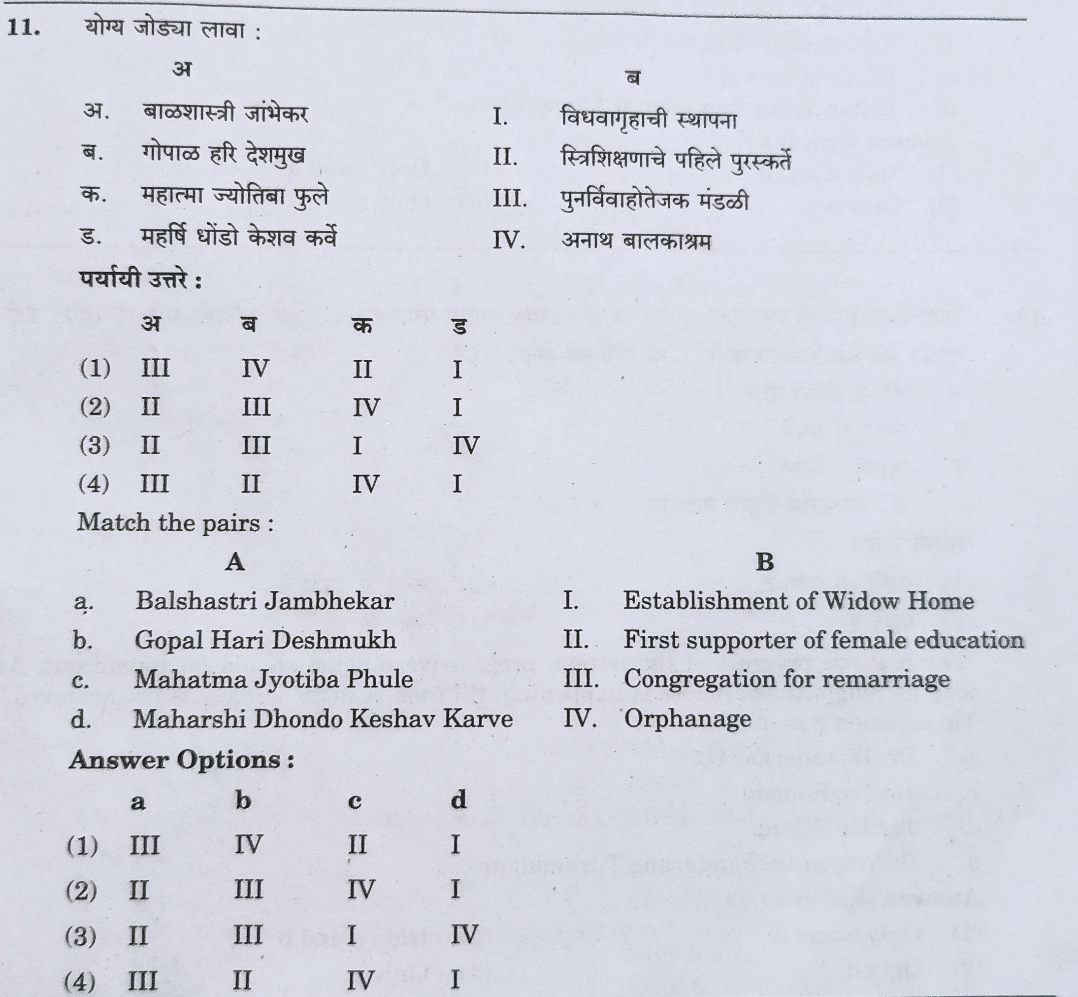 MPSC Answer Key 2022, MPSC Group B Combine Exam Answer Key Questions and Answer_13.1