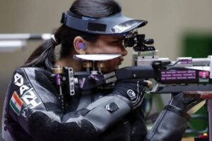 Avani Lekhara, a shooter, sets world record to win gold at the Para World Cup