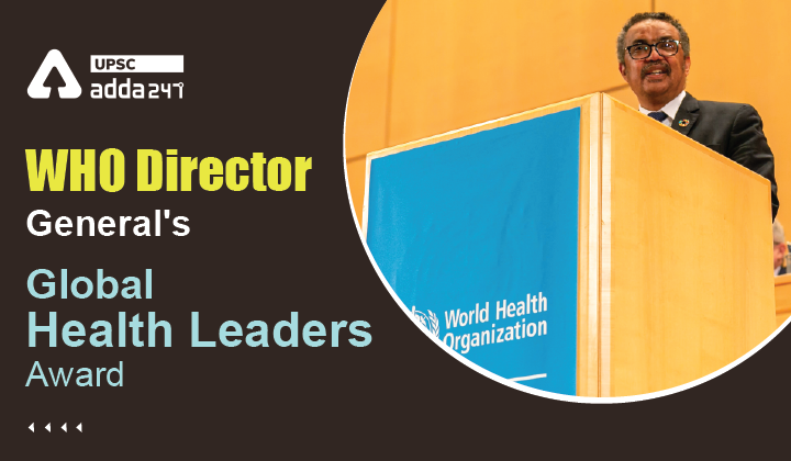 WHO Director-General's Global Health Leaders' Award