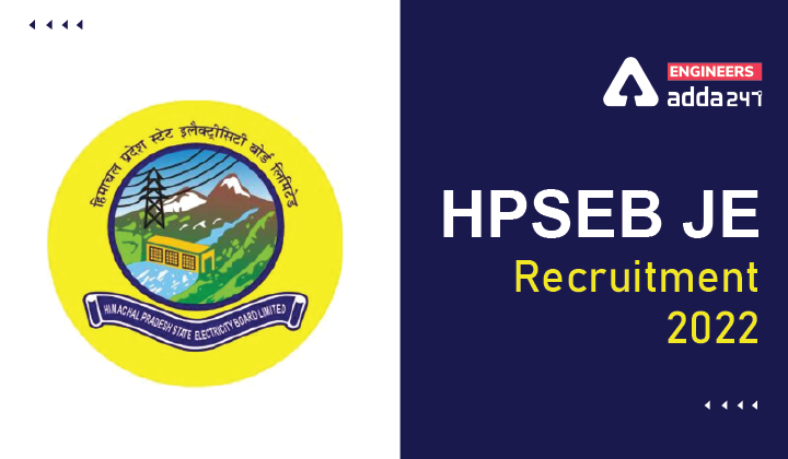 HPSEB JE Recruitment 2022