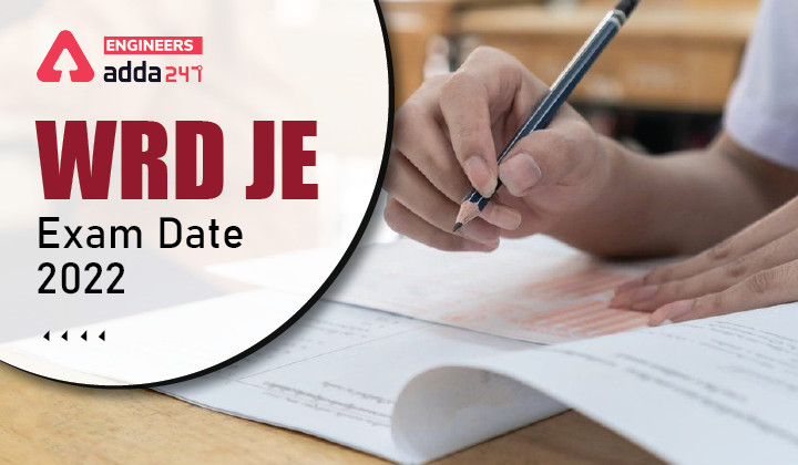 WRD JE Exam Date 2022